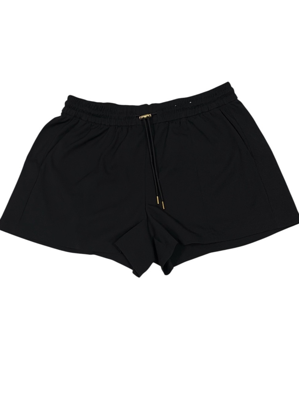 Stylus Women’s Black Pull On Shorts Elastic Drawstring Waist XXL 2X